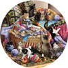 The Knitting Circle painted by Lori Schory 1000 piece jigsaw puzzle manufactured by suns out