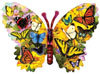 Wings of Color painted by Greg & Co 1000 piece jigsaw puzzle manufactured by suns out