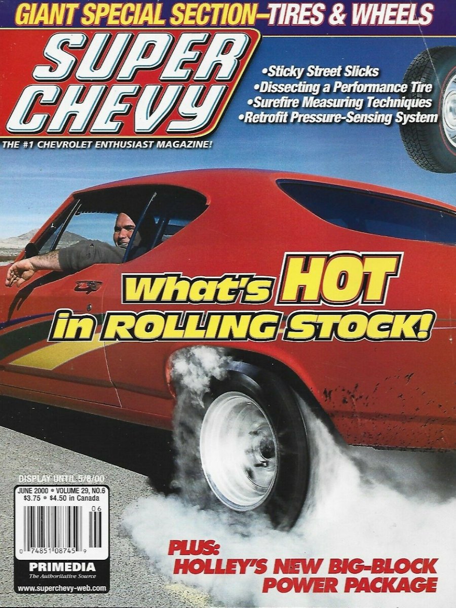 Super Chevy June 2000 magazine back issue Super Chevy magizine back copy 