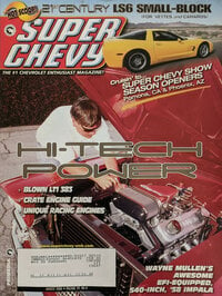 Super Chevy August 2000 magazine back issue cover image