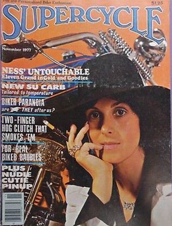 Supercycle November 1977 magazine back issue Supercycle magizine back copy 
