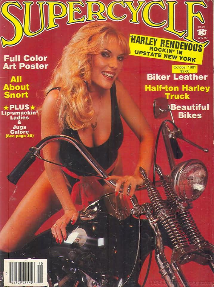 Supercycle October 1981 magazine back issue Supercycle magizine back copy Supercycle October 1981 Motorcycle Enthusiasts Magazine Back Issue Featuring Sexy Women and Great Motorbikes. Biker Leather .