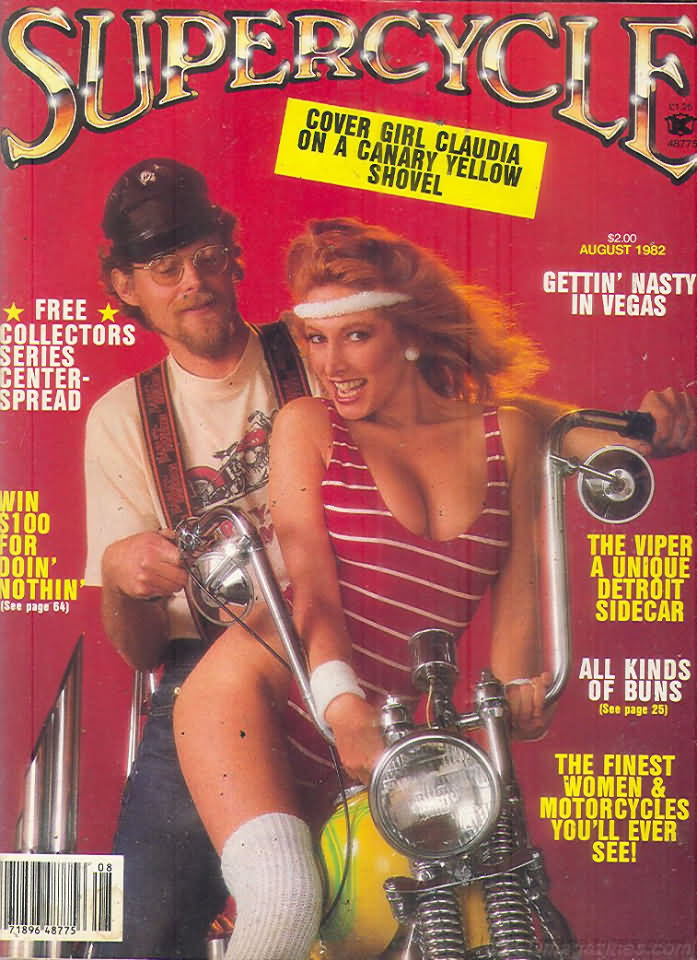 Supercycle August 1982 magazine back issue Supercycle magizine back copy Supercycle August 1982 Motorcycle Enthusiasts Magazine Back Issue Featuring Sexy Women and Great Motorbikes. Free Collectors Series Center-Spread.