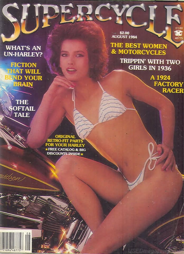 Supercycle August 1984 magazine back issue Supercycle magizine back copy Supercycle August 1984 Motorcycle Enthusiasts Magazine Back Issue Featuring Sexy Women and Great Motorbikes. The Best Women & Motorcycles.