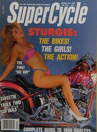 Supercycle December 1989 magazine back issue Supercycle magizine back copy 