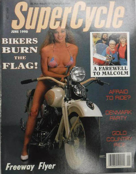 Supercycle June 1990 magazine back issue Supercycle magizine back copy 