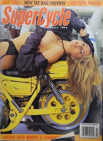Supercycle July 1993 magazine back issue Supercycle magizine back copy 