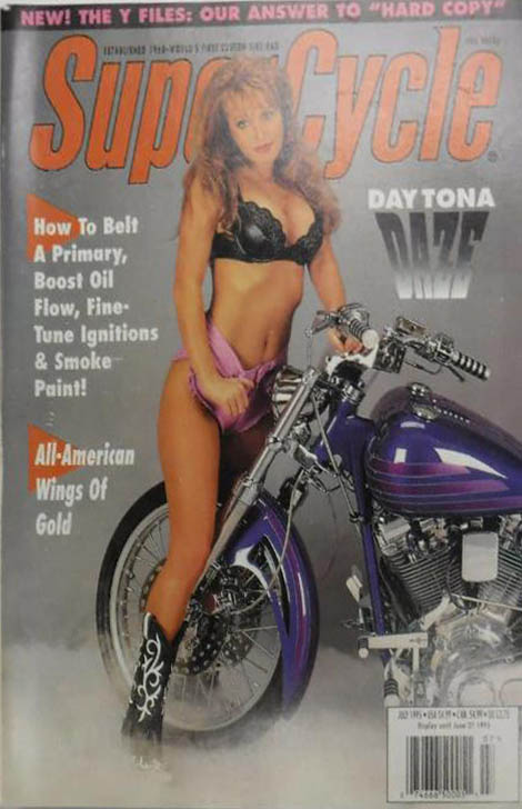 Supercycle July 1995 magazine back issue Supercycle magizine back copy 