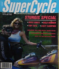 Supercycle January 1988 Magazine Back Copies Magizines Mags