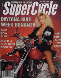 Supercycle July 1989 Magazine Back Copies Magizines Mags