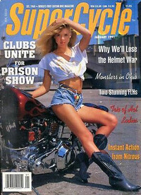 Supercycle January 1991 Magazine Back Copies Magizines Mags