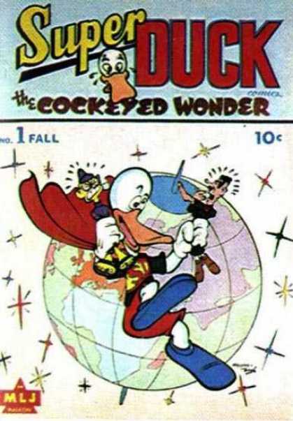 Super Duck Comic Book Back Issues of Superheroes by A1Comix