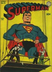 Superman # 21, March 1943 magazine back issue cover image