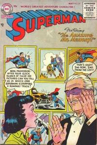 Superman # 97, May 1955 magazine back issue cover image