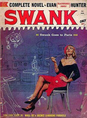 Swank March 1960 magazine back issue Swank magizine back copy Swank March 1960 Adult Pornographic Magazine Back Issue Published by Magna Publishing Group. Complete Novel By Evan (Blackboard Jungle) Hunter.