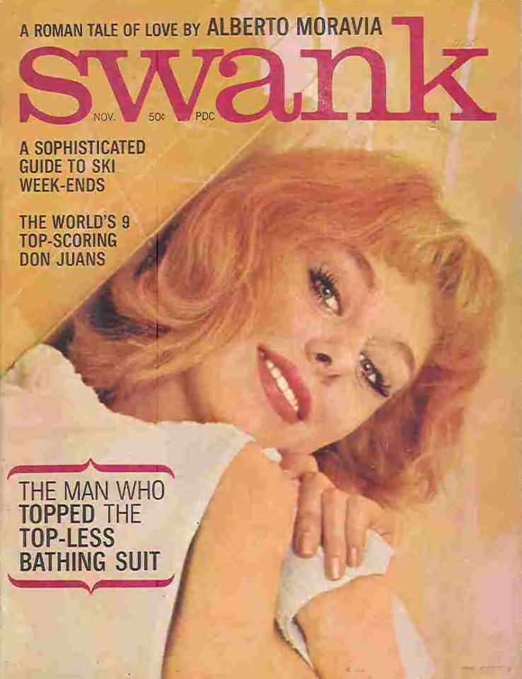 Swank November 1964 magazine back issue Swank magizine back copy Swank November 1964 Adult Pornographic Magazine Back Issue Published by Magna Publishing Group. A Sophisticated Guide To Ski Week-Ends.