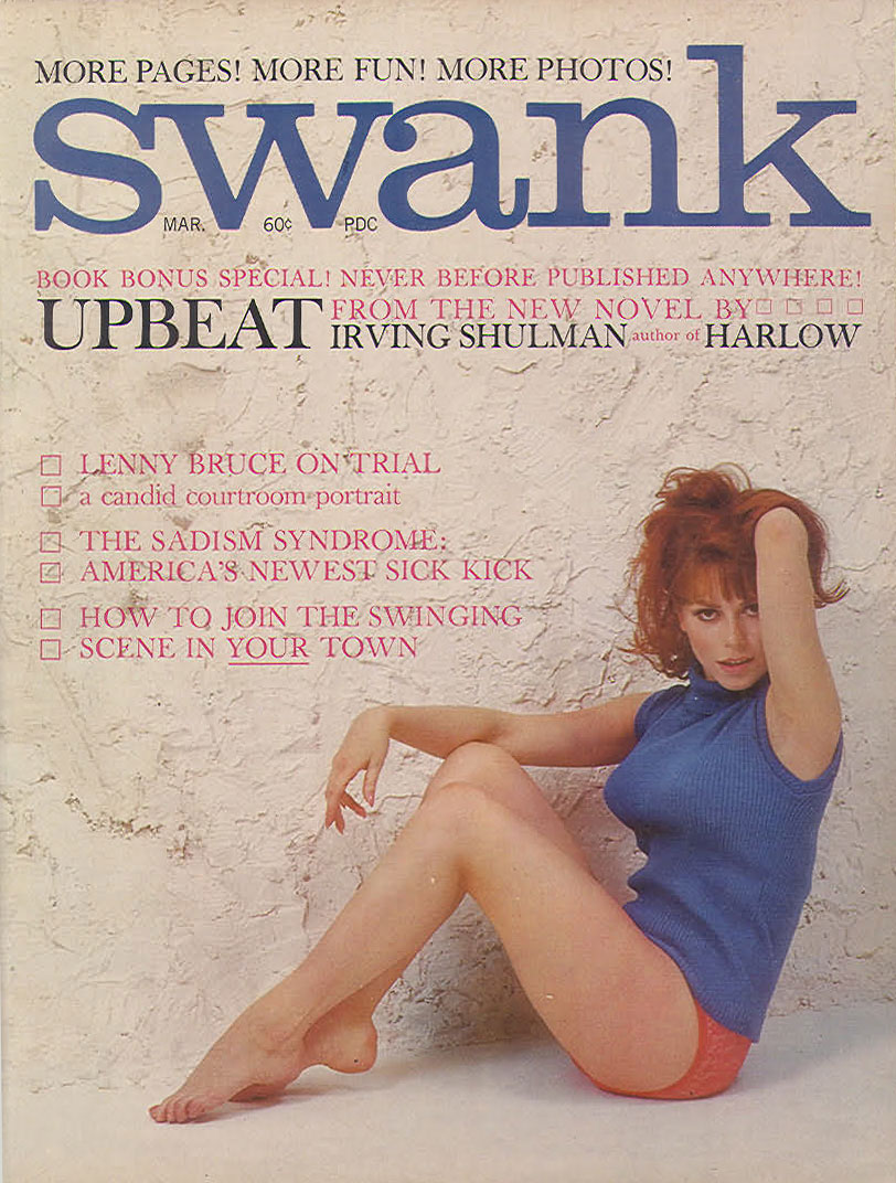 Swank March 1965 magazine back issue Swank magizine back copy Swank March 1965 Adult Pornographic Magazine Back Issue Published by Magna Publishing Group. Lenny Bruce On Trial.
