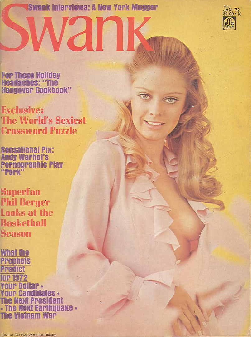 Swank January 1972 magazine back issue Swank magizine back copy Swank January 1972 Adult Pornographic Magazine Back Issue Published by Magna Publishing Group. For Those Holiday Headaches: The Hangover Cookbook.