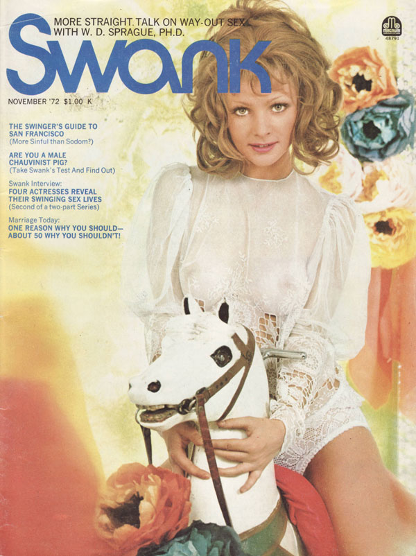 Swank November 1972 magazine back issue Swank magizine back copy more straight talk on way out sex one reason why you should about 50 why your shouldn't four actesse