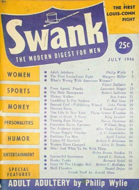 Swank July 1946 magazine back issue cover image