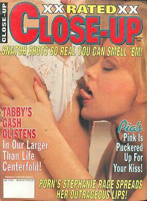 Swank X-Rated Series August 1995, Close-Up magazine back issue Swank X-Rated Series magizine back copy 