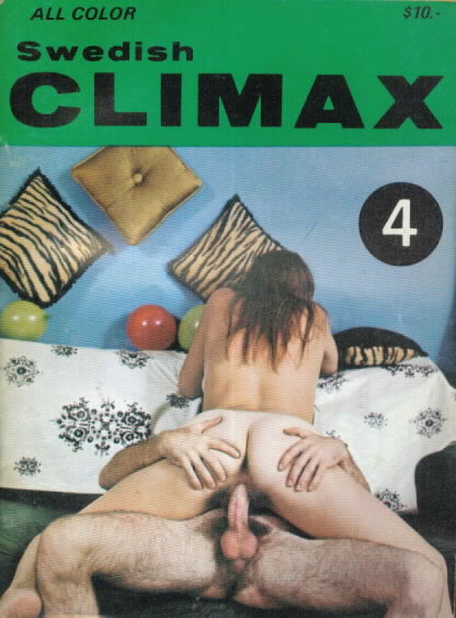 Swedish Climax # 4 magazine back issue Swedish Climax magizine back copy 