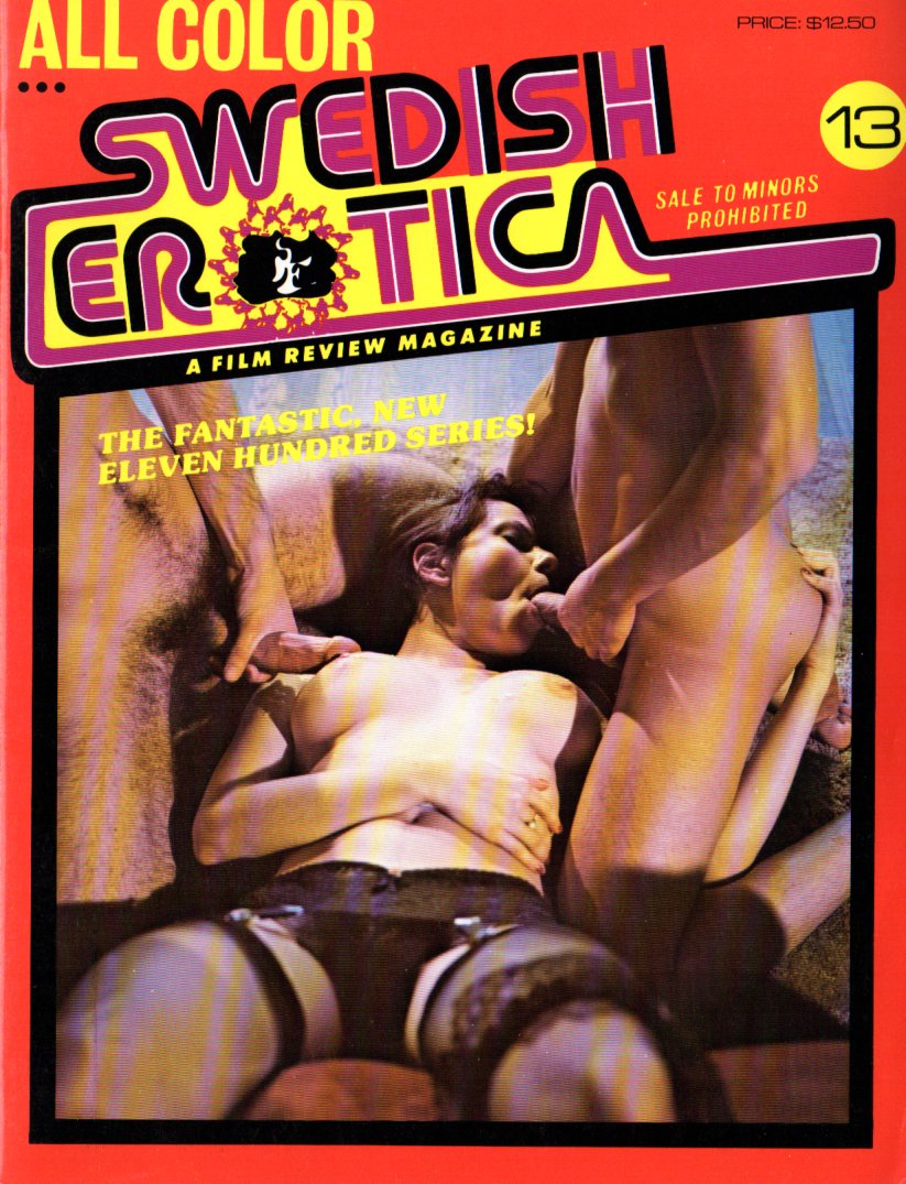 Swedish Erotica # 13 magazine back issue Swedish Erotica magizine back copy 