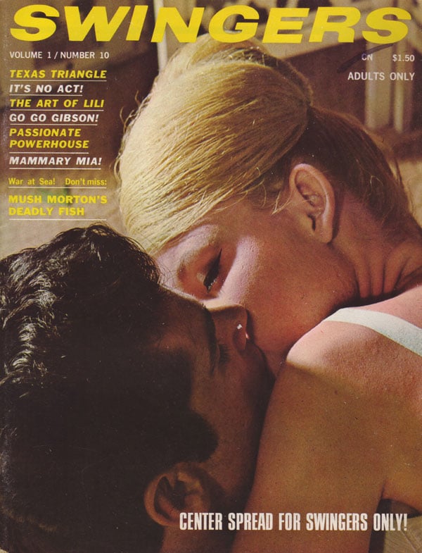 Swingers Vol. 1 # 10 magazine back issue Swingers magizine back copy swingers magazine back issues june 1966 hot rare 60s porn magazine classic erotic pictorials all nat