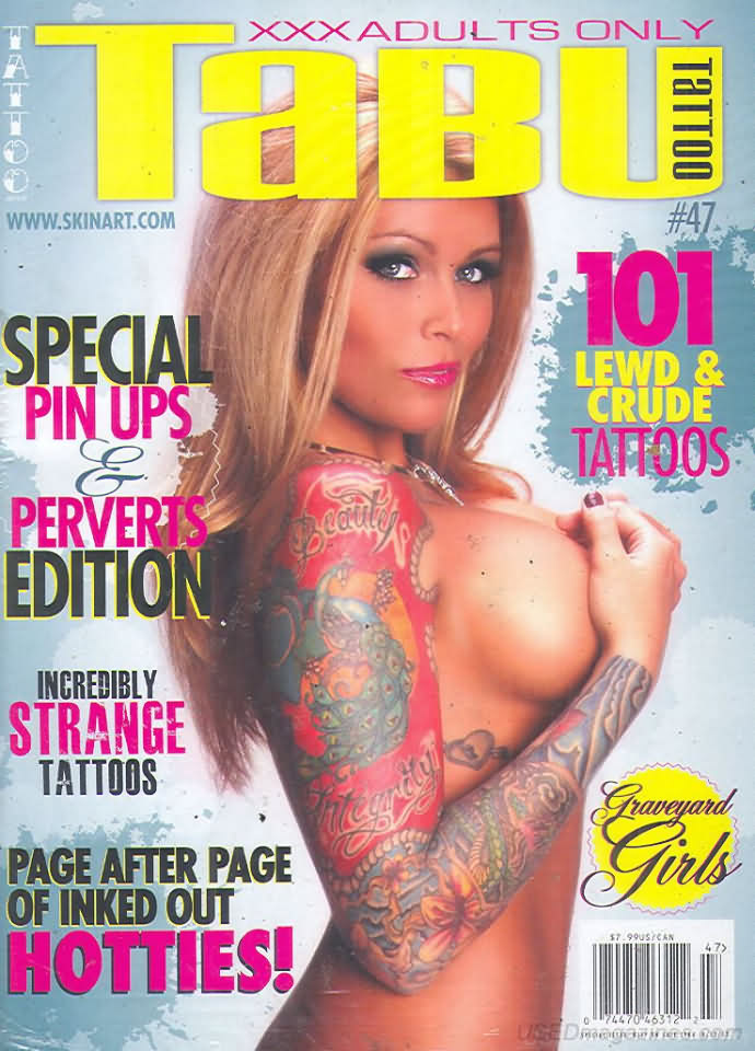 Tabu Tattoo # 47 magazine back issue Tabu Tattoo magizine back copy 
