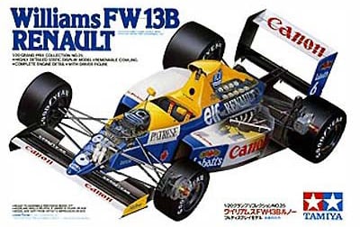 tamiya plastic model kit williams fw13b renault 1-20th scale williams-fw13b-renault