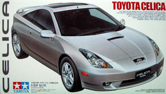 tamiya plastic model kit toyota celica 1-24th scale toyota-celica-1-24