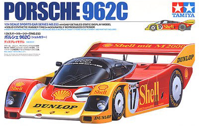 tamiya plastic model kit porsche 962c 1-24th scale