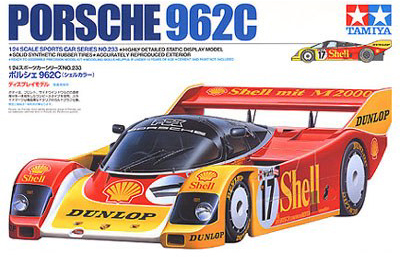 tamiya plastic model kit porsche 962c 1-24th scale porsche-962c