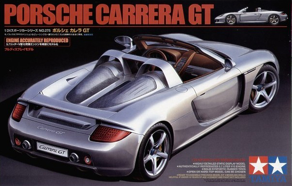 porsche carrera gt tamiya plastic model kit 1 24th scale