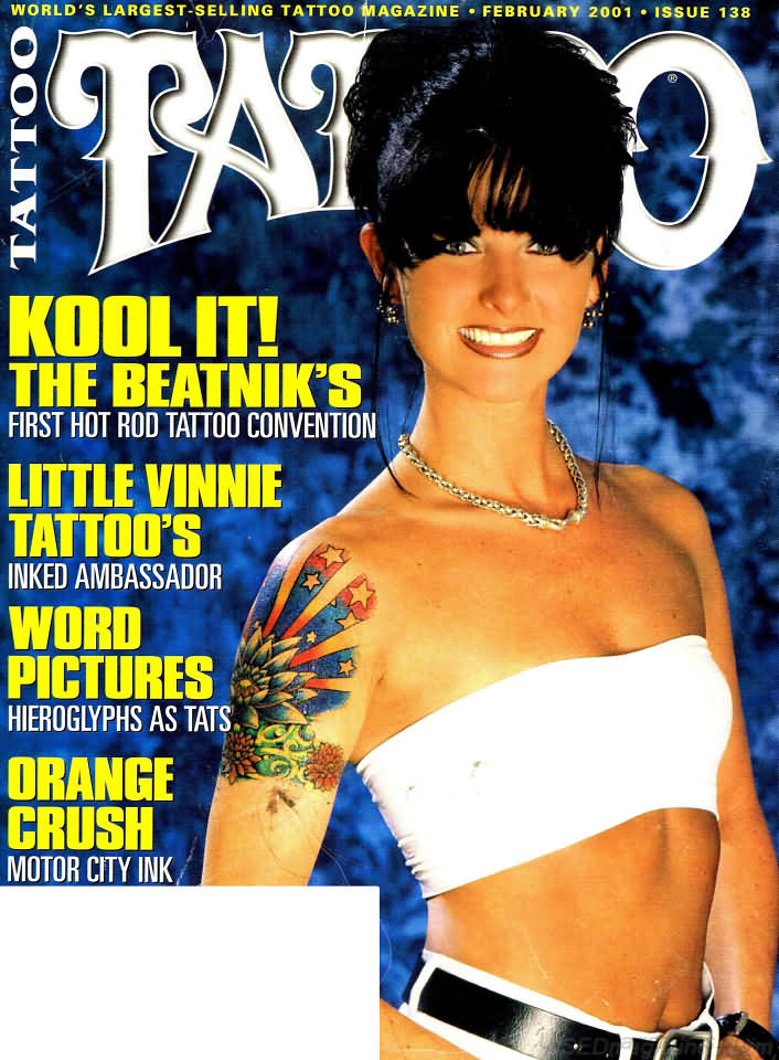 Tattoo February 2001 magazine back issue Tattoo magizine back copy 