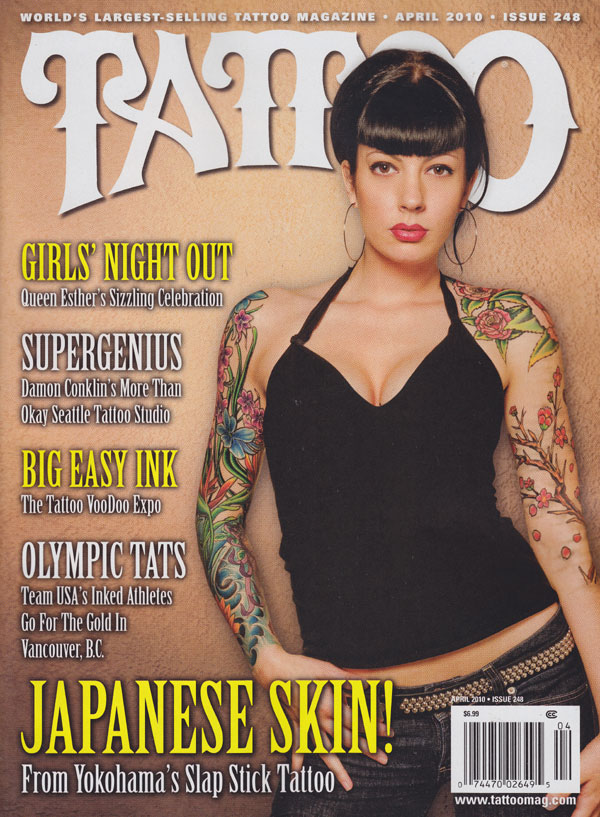 Tattoo # 248 - April 2010 magazine back issue Tattoo magizine back copy tattoo magazine 2010 back issues hot sexy inked babes tattoo parlours artists body art olympic tats 