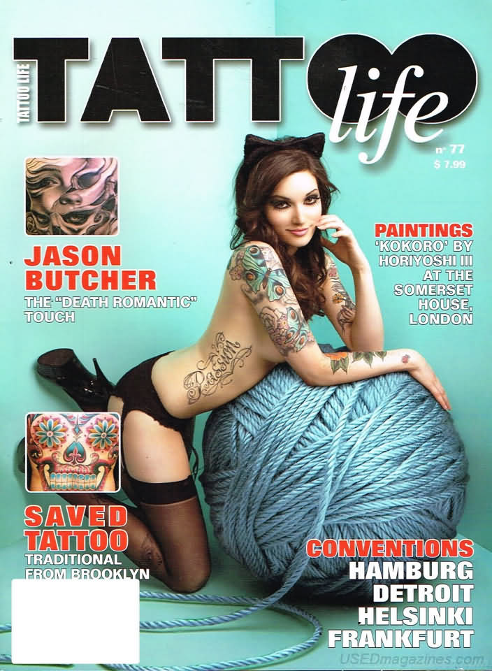 Tattoo Life # 77 magazine back issue Tattoo Life magizine back copy 