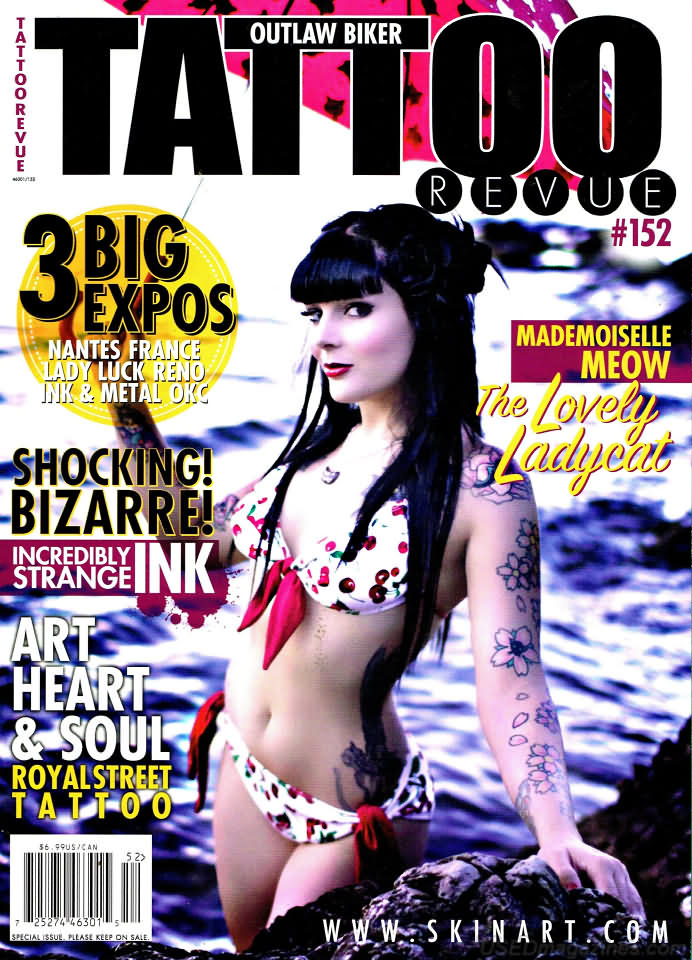 Tattoo Revue # 152 magazine back issue Tattoo Revue magizine back copy 