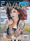 Tattoo Savage October 2012 magazine back issue cover image