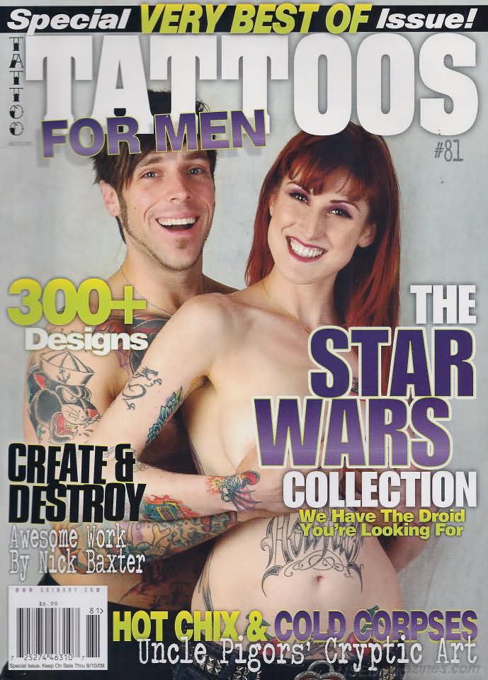 Tattoos for Men # 81 magazine back issue Tattoos for Men magizine back copy 