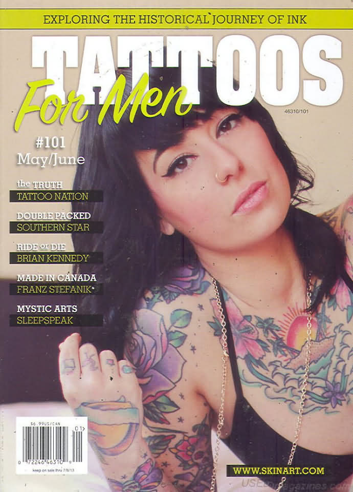 Tattoos for Men # 101 magazine back issue Tattoos for Men magizine back copy 