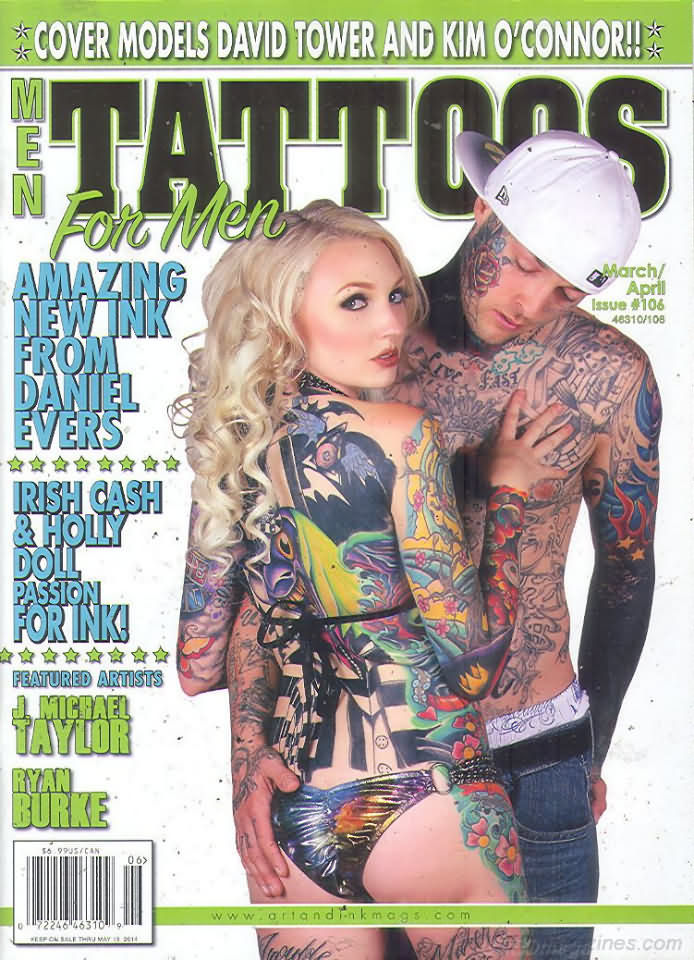 Tattoos for Men # 106 magazine back issue Tattoos for Men magizine back copy 