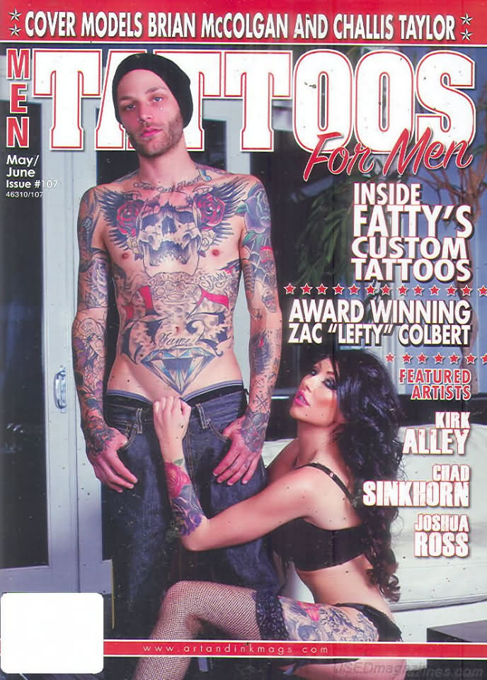 Tattoos for Men # 107 magazine back issue Tattoos for Men magizine back copy 