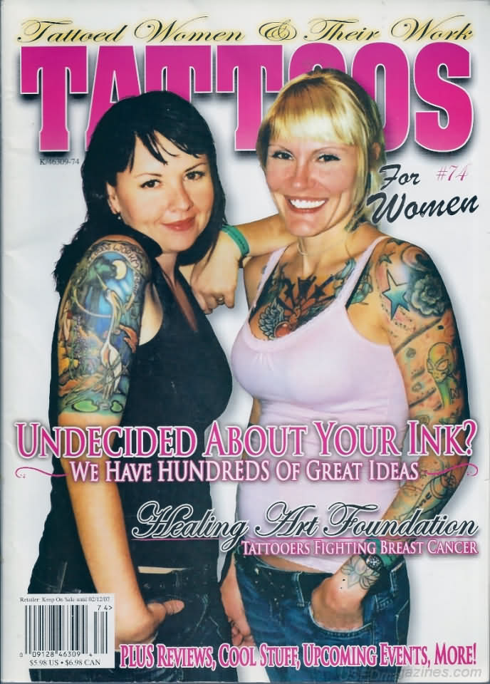Tattoos for Women # 74 magazine back issue Tattoos for Women magizine back copy 