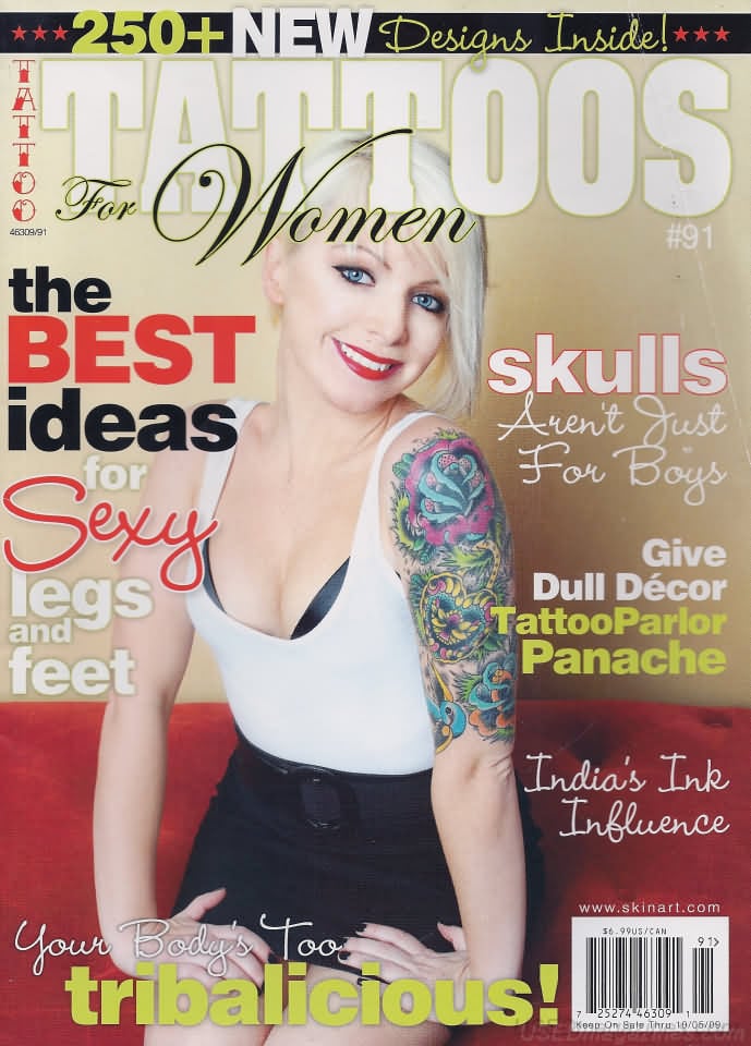 Tattoos for Women # 91 magazine back issue Tattoos for Women magizine back copy 