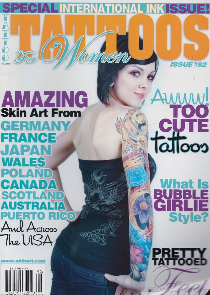 Tattoos for Women # 92 magazine back issue Tattoos for Women magizine back copy 