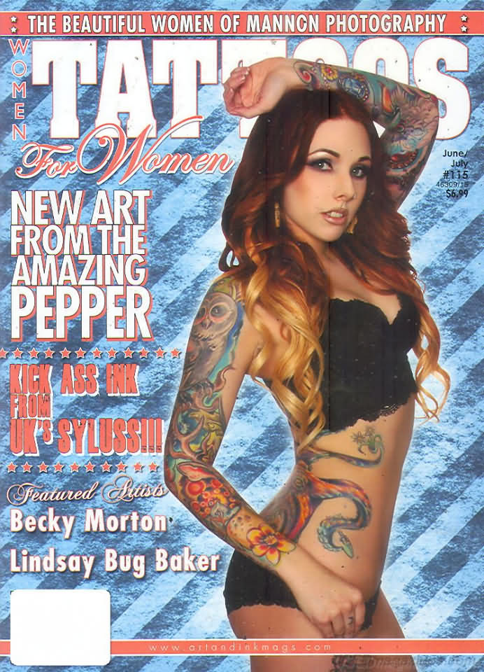 Tattoos for Women # 115 magazine back issue Tattoos for Women magizine back copy 