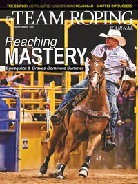 Team Roping Journal September 2021 Magazine Back Copies Magizines Mags