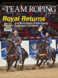 Team Roping Journal January 2022 Magazine Back Copies Magizines Mags