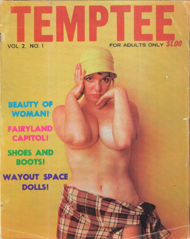 Temptee Vol. 2 # 1 magazine back issue Temptee magizine back copy 